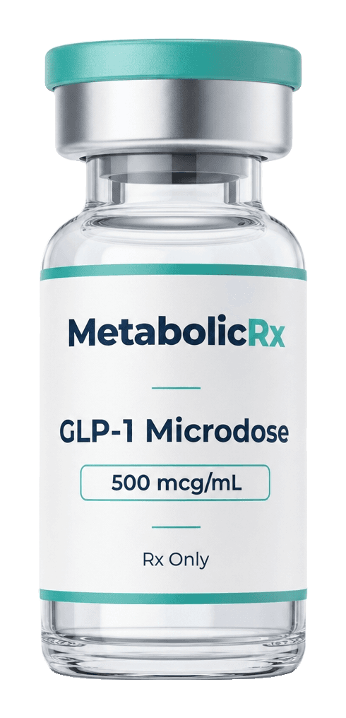 Metabolic Rx GLP-1 Microdose protocol — clinical still life